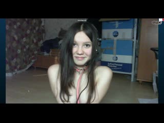 cute girl grants wishes on webcam
